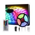 5m Smd led rgb strip 12V 5050 Waterproof rgb led Strip Light 150 Led + 44 Key Ir rf Remote+ adapter rgb led strip kit